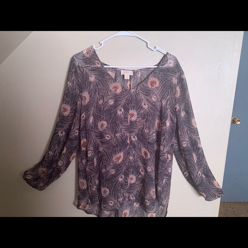 Loft outlet See through blouse